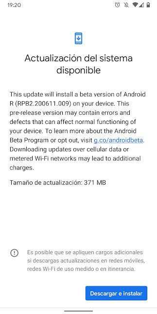 Android 11 Beta 2 