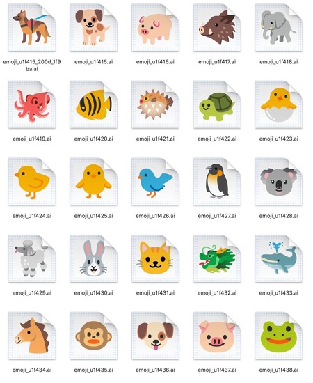 Android 11 Final Emoji Animals 1 