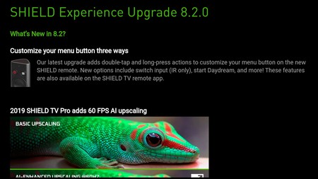 Nvidia Shield Tv update 