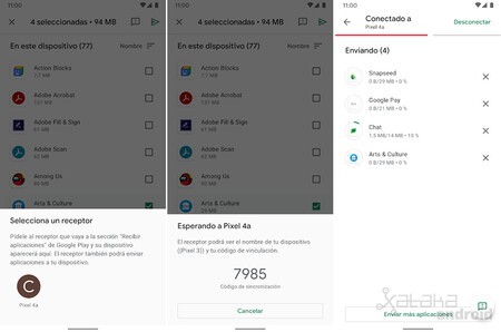 Play Store Compartir Nearby 