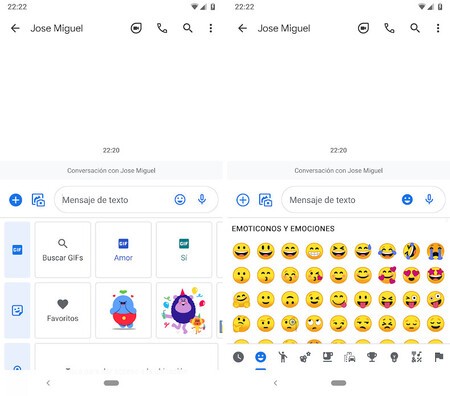 Google Messages this is its new and unified selector of