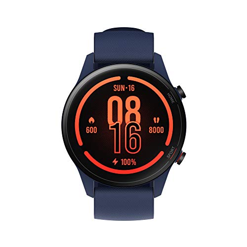 Xiaomi Mi Watch Pantalla 1.39" AMOLED, Blood Oxygen Level Measurement, and following 100+ Exercises, Blue Color