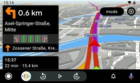 Mapfactor Android Auto