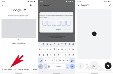 The Google Home app integrates a remote control to control