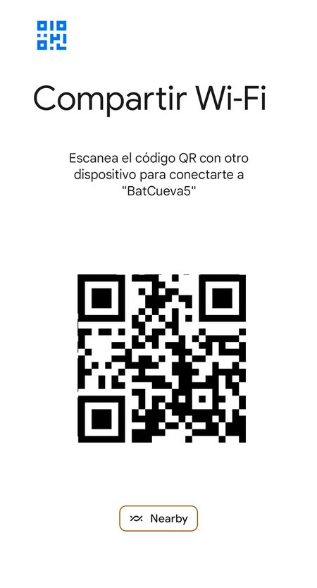 QR code generated from Android