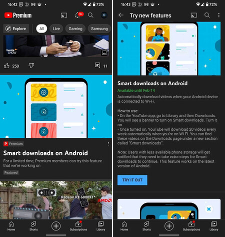 YouTube for Android is testing smart downloads this is how